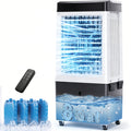YEW 2200CFM Swamp Cooler, 3-in-1 Evaporative Air Cooler with 8 Gal Water Tank,Air Cooler for 830 Sq.ft Large Room,120°Swing,Remote,12H Timer, Cooling fans for Outdoor Patio Garage, Indoor Room Bedroom