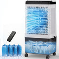 YEW 3 IN 1 Swamp Cooler,32IN Portable Evaporative Air Cooler with Remote,24 H Timer