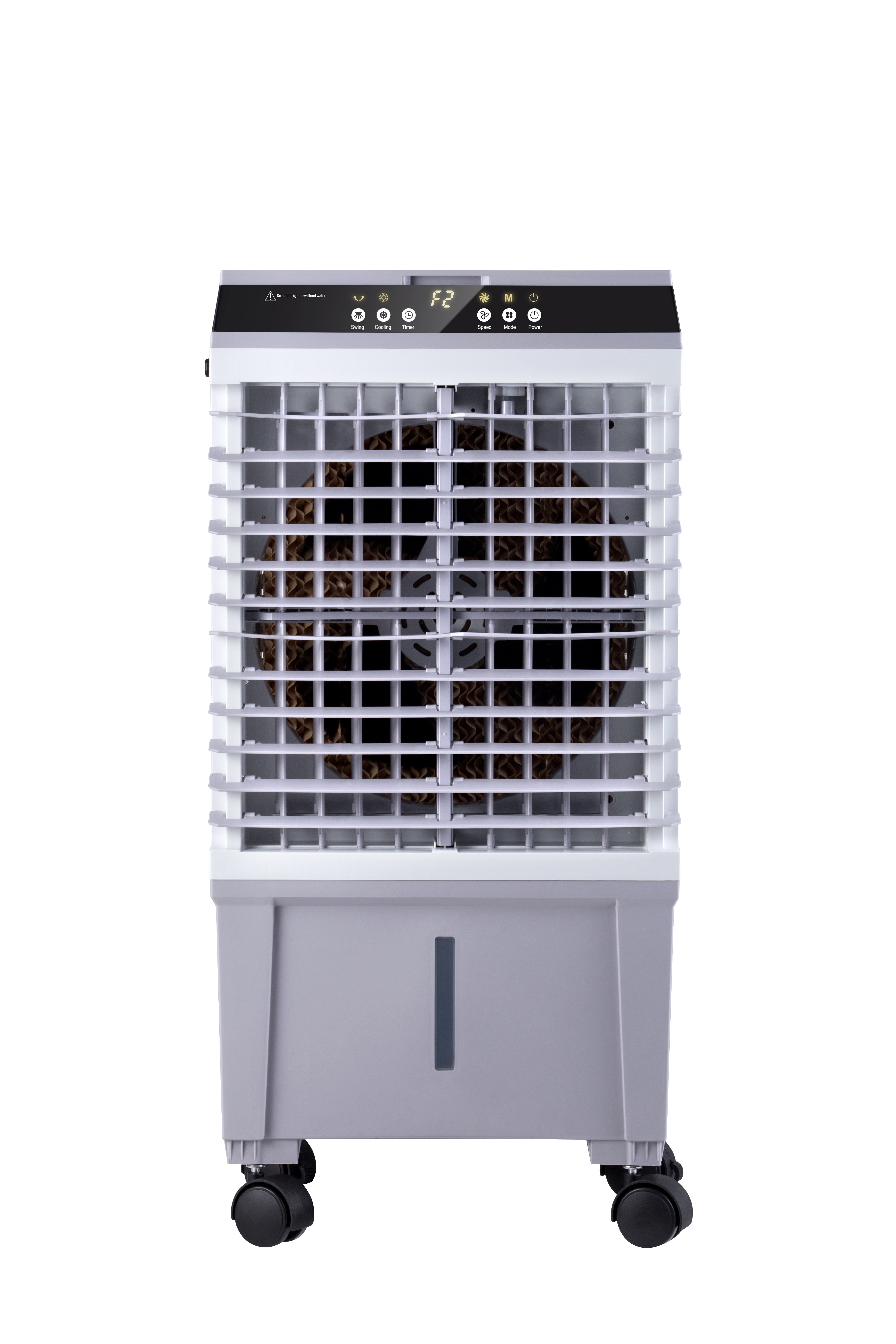 Swamp Cooler Air Conditioner,Portable Evaporative Air Cooler,Cooling Fan for Room Garage Patio,Water Tank,3 Speeds,6 Ice Boxes,12H Timer,Remote